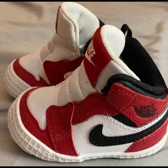 Air Jordan 1 Crib Shoes 💛💚💙💜🧡🖤 - Picture 2 of 5